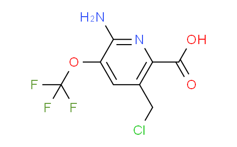 2-Amino-5-(chloromethyl)-3-(trifluoromethoxy)pyridine-6-carboxylic acid