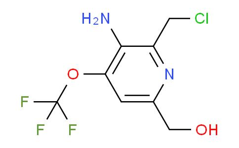 3-Amino-2-(chloromethyl)-4-(trifluoromethoxy)pyridine-6-methanol