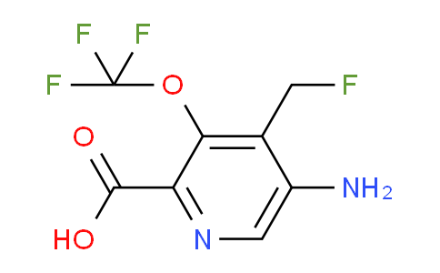AM218862 | 1806002-70-9 | 5-Amino-4-(fluoromethyl)-3-(trifluoromethoxy)pyridine-2-carboxylic acid