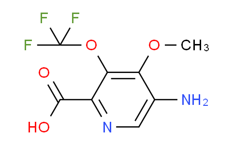 AM218863 | 1804430-10-1 | 5-Amino-4-methoxy-3-(trifluoromethoxy)pyridine-2-carboxylic acid