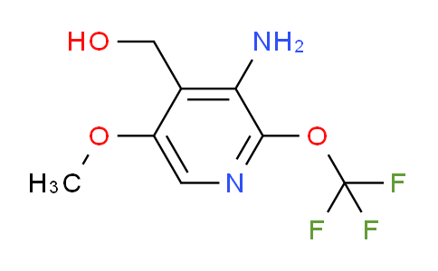 3-Amino-5-methoxy-2-(trifluoromethoxy)pyridine-4-methanol