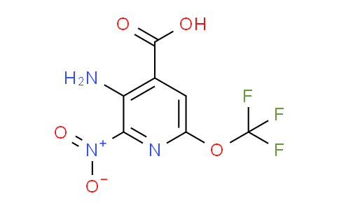 3-Amino-2-nitro-6-(trifluoromethoxy)pyridine-4-carboxylic acid