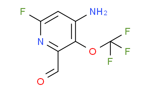 4-Amino-6-fluoro-3-(trifluoromethoxy)pyridine-2-carboxaldehyde