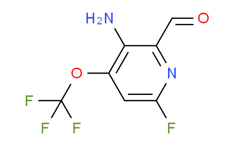 3-Amino-6-fluoro-4-(trifluoromethoxy)pyridine-2-carboxaldehyde