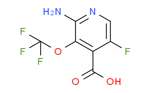 2-Amino-5-fluoro-3-(trifluoromethoxy)pyridine-4-carboxylic acid