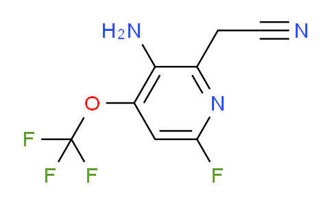 3-Amino-6-fluoro-4-(trifluoromethoxy)pyridine-2-acetonitrile