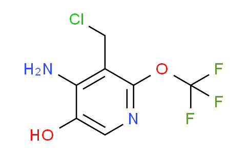 4-Amino-3-(chloromethyl)-5-hydroxy-2-(trifluoromethoxy)pyridine