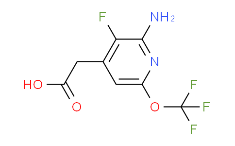 2-Amino-3-fluoro-6-(trifluoromethoxy)pyridine-4-acetic acid