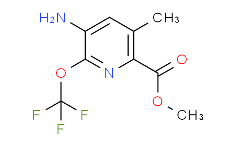 Methyl 3-amino-5-methyl-2-(trifluoromethoxy)pyridine-6-carboxylate
