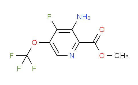 Methyl 3-amino-4-fluoro-5-(trifluoromethoxy)pyridine-2-carboxylate