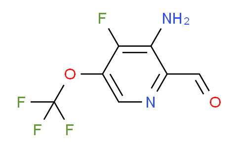 AM219208 | 1804019-19-9 | 3-Amino-4-fluoro-5-(trifluoromethoxy)pyridine-2-carboxaldehyde