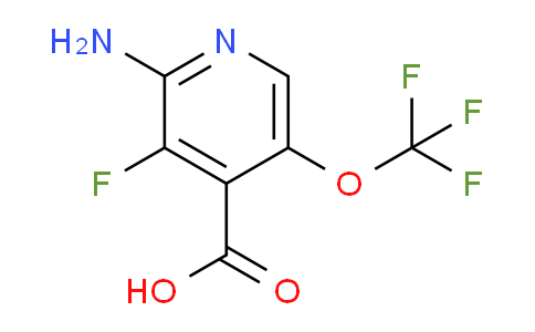 2-Amino-3-fluoro-5-(trifluoromethoxy)pyridine-4-carboxylic acid