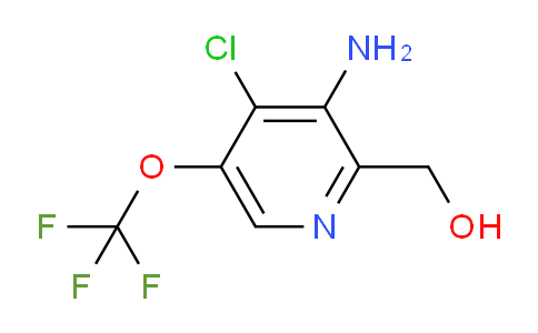3-Amino-4-chloro-5-(trifluoromethoxy)pyridine-2-methanol