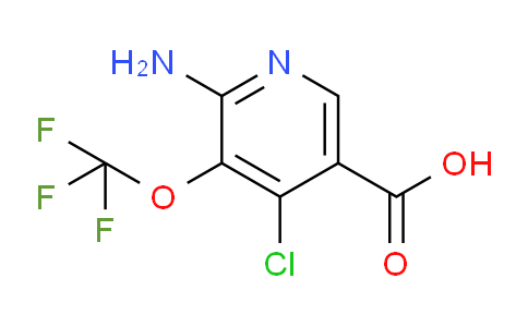 2-Amino-4-chloro-3-(trifluoromethoxy)pyridine-5-carboxylic acid