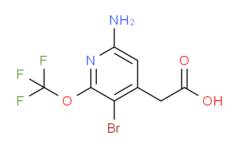 AM219379 | 1804605-78-4 | 6-Amino-3-bromo-2-(trifluoromethoxy)pyridine-4-acetic acid