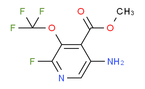 AM219461 | 1804016-51-0 | Methyl 5-amino-2-fluoro-3-(trifluoromethoxy)pyridine-4-carboxylate