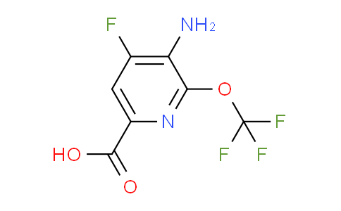 AM219463 | 1804569-58-1 | 3-Amino-4-fluoro-2-(trifluoromethoxy)pyridine-6-carboxylic acid