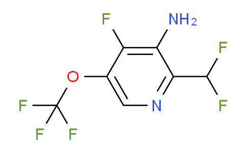 AM219487 | 1805948-23-5 | 3-Amino-2-(difluoromethyl)-4-fluoro-5-(trifluoromethoxy)pyridine