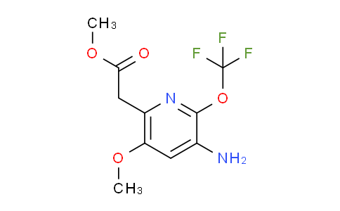 AM21950 | 1804523-90-7 | Methyl 3-amino-5-methoxy-2-(trifluoromethoxy)pyridine-6-acetate