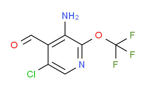 3-Amino-5-chloro-2-(trifluoromethoxy)pyridine-4-carboxaldehyde