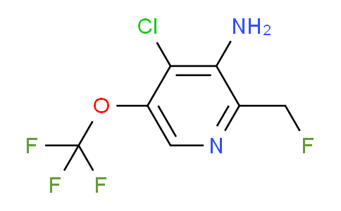 AM219616 | 1804588-21-3 | 3-Amino-4-chloro-2-(fluoromethyl)-5-(trifluoromethoxy)pyridine