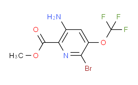 AM219655 | 1804526-42-8 | Methyl 5-amino-2-bromo-3-(trifluoromethoxy)pyridine-6-carboxylate