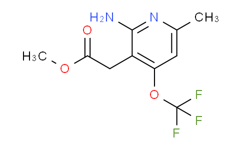 Methyl 2-amino-6-methyl-4-(trifluoromethoxy)pyridine-3-acetate