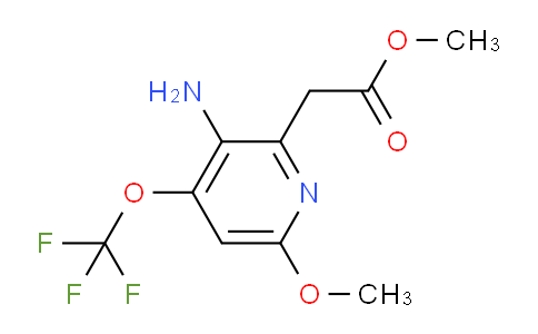 Methyl 3-amino-6-methoxy-4-(trifluoromethoxy)pyridine-2-acetate