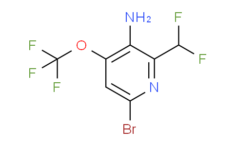 AM219728 | 1803548-41-5 | 3-Amino-6-bromo-2-(difluoromethyl)-4-(trifluoromethoxy)pyridine