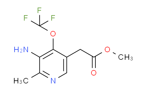 Methyl 3-amino-2-methyl-4-(trifluoromethoxy)pyridine-5-acetate