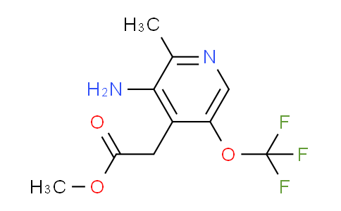 Methyl 3-amino-2-methyl-5-(trifluoromethoxy)pyridine-4-acetate