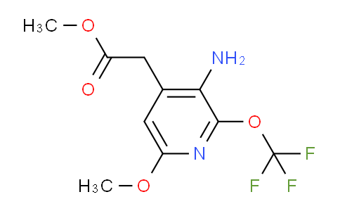 Methyl 3-amino-6-methoxy-2-(trifluoromethoxy)pyridine-4-acetate