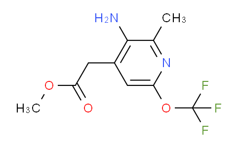 Methyl 3-amino-2-methyl-6-(trifluoromethoxy)pyridine-4-acetate