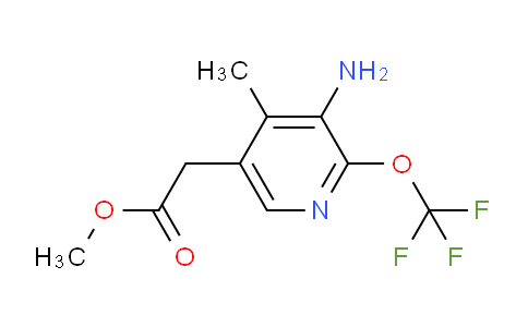 AM21978 | 1804602-19-4 | Methyl 3-amino-4-methyl-2-(trifluoromethoxy)pyridine-5-acetate