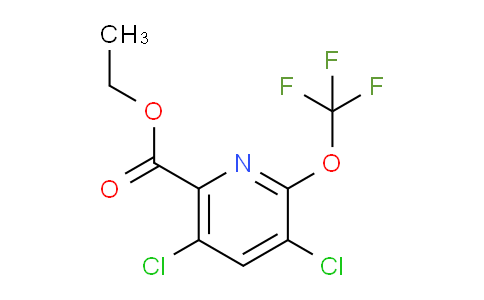 Ethyl 3,5-dichloro-2-(trifluoromethoxy)pyridine-6-carboxylate