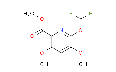 Methyl 3,5-dimethoxy-2-(trifluoromethoxy)pyridine-6-carboxylate