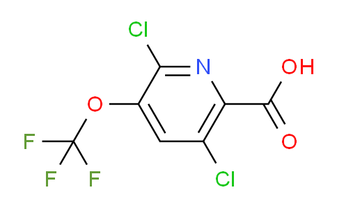 2,5-Dichloro-3-(trifluoromethoxy)pyridine-6-carboxylic acid