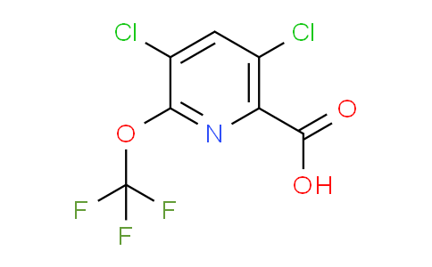 3,5-Dichloro-2-(trifluoromethoxy)pyridine-6-carboxylic acid