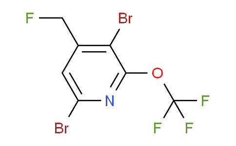 3,6-Dibromo-4-(fluoromethyl)-2-(trifluoromethoxy)pyridine