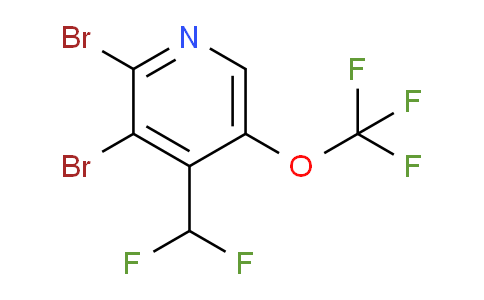 2,3-Dibromo-4-(difluoromethyl)-5-(trifluoromethoxy)pyridine