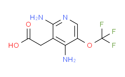 2,4-Diamino-5-(trifluoromethoxy)pyridine-3-acetic acid