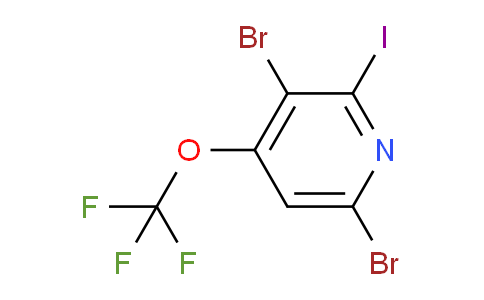 3,6-Dibromo-2-iodo-4-(trifluoromethoxy)pyridine