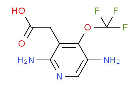 2,5-Diamino-4-(trifluoromethoxy)pyridine-3-acetic acid