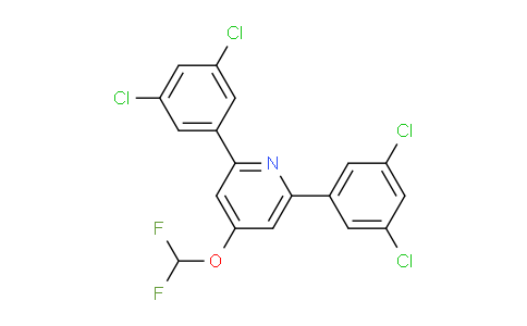 2,6-Bis(3,5-dichlorophenyl)-4-(difluoromethoxy)pyridine