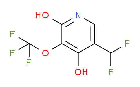 2,4-Dihydroxy-5-(difluoromethyl)-3-(trifluoromethoxy)pyridine