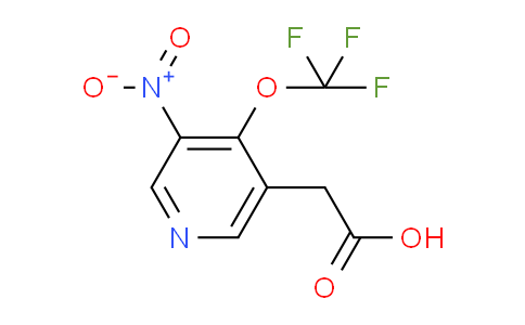 3-Nitro-4-(trifluoromethoxy)pyridine-5-acetic acid