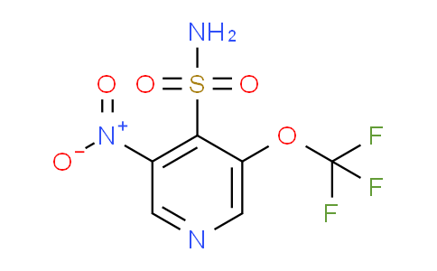 3-Nitro-5-(trifluoromethoxy)pyridine-4-sulfonamide