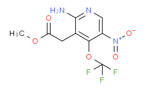 Methyl 2-amino-5-nitro-4-(trifluoromethoxy)pyridine-3-acetate