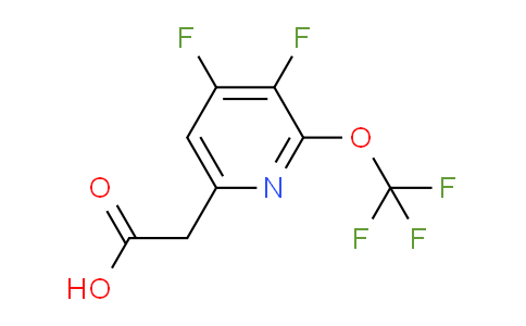 3,4-Difluoro-2-(trifluoromethoxy)pyridine-6-acetic acid
