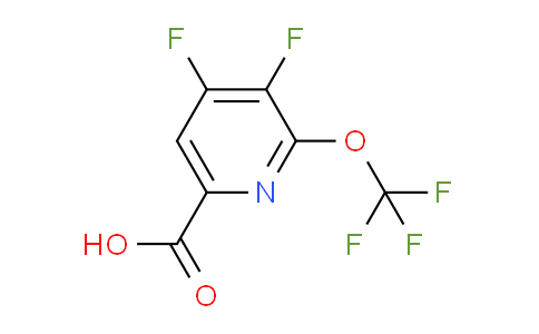 3,4-Difluoro-2-(trifluoromethoxy)pyridine-6-carboxylic acid